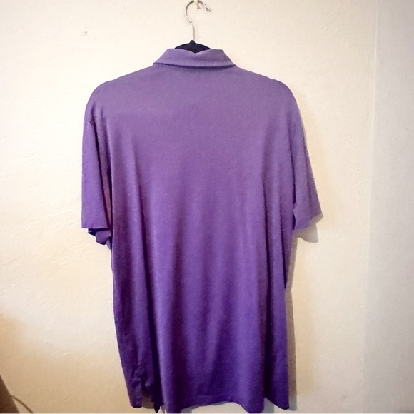 Polo Golf Vintage Lisle Purple Polo Shirt Size M - Picture 5 of 5